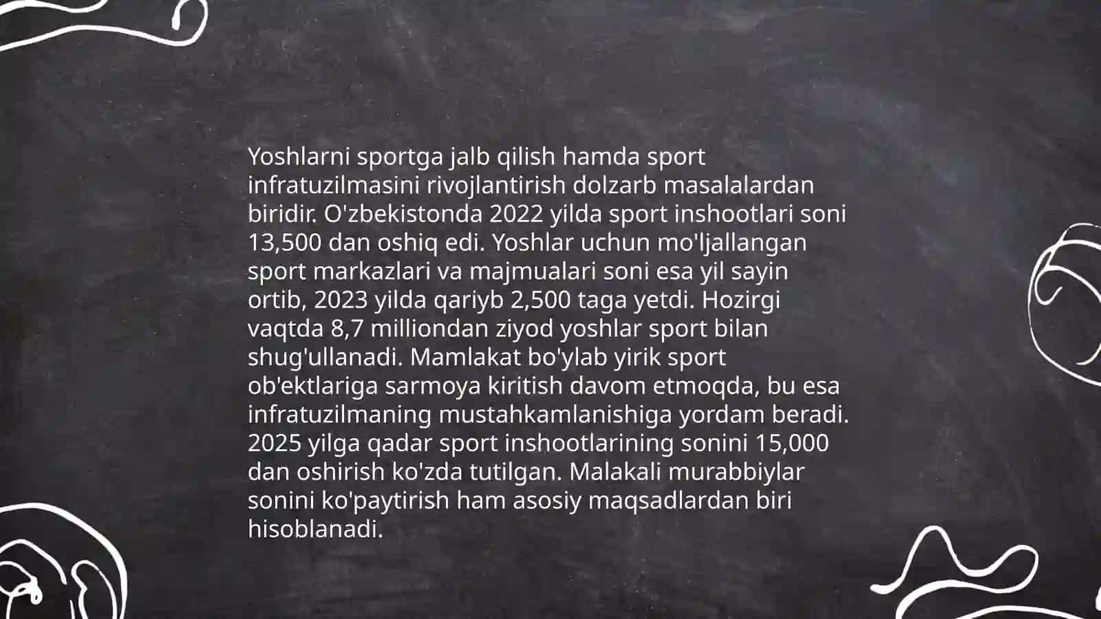 Yoshlarni musiqa, rassomlik, adabiyot, teatr va san’atning boshqa turlariga qiziqishlarini oshirish 4