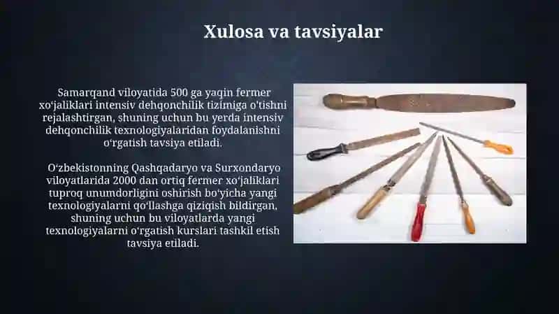 Yer haydash va oziq-ovqat xavfsizligi 4