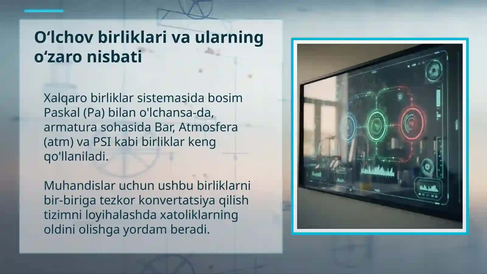 Bosimni o‘lchash 4