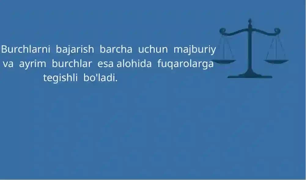 Fuqarolarning asosiy burchlari 4