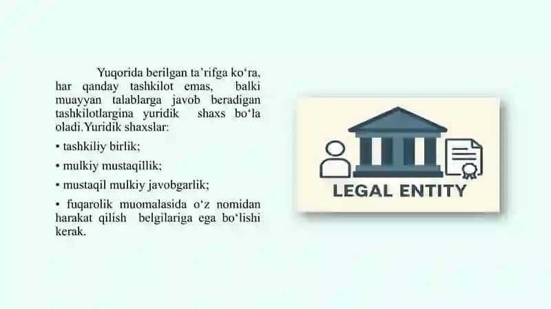 Yuridik shaxsning tugatilishi va majburiyatlarning bekor bo‘lishi 4
