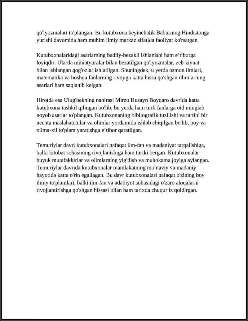 TEMURIYLAR DAVRIDA BIBLIOGRAFIYA 4