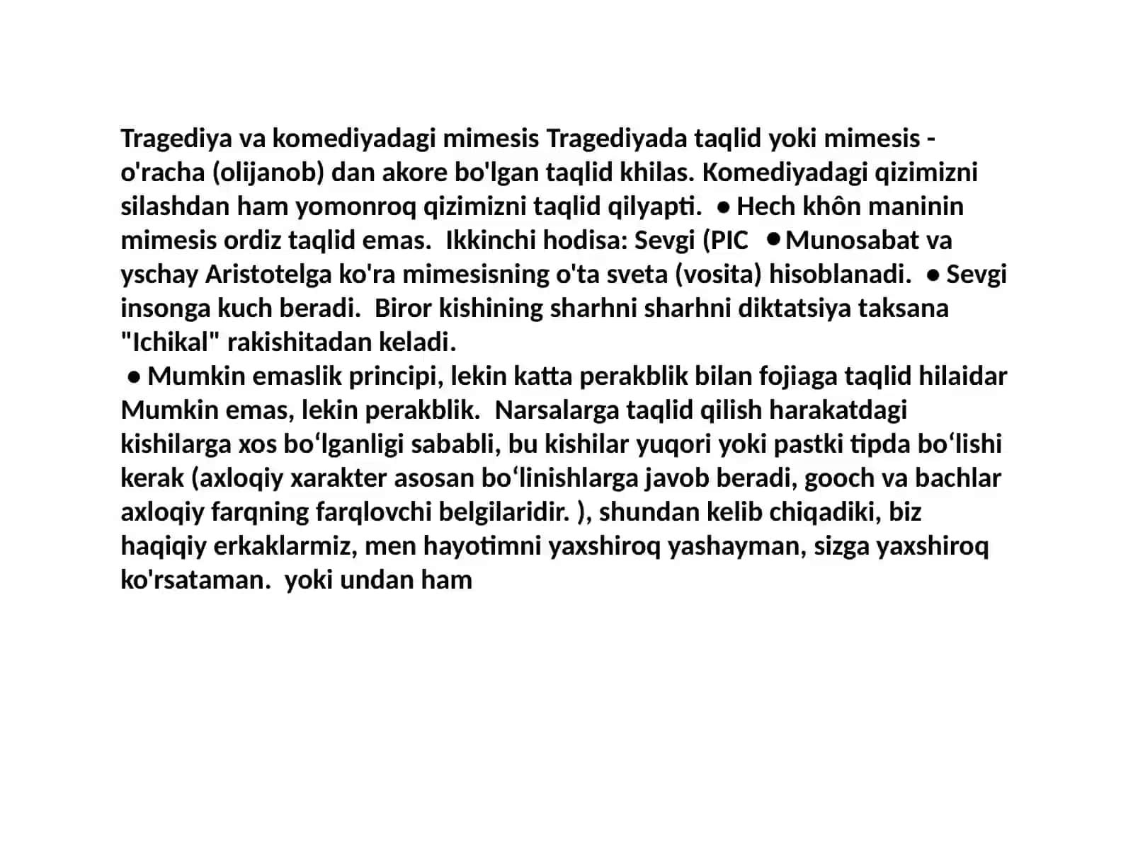 Arestotelning poyetika asari 4