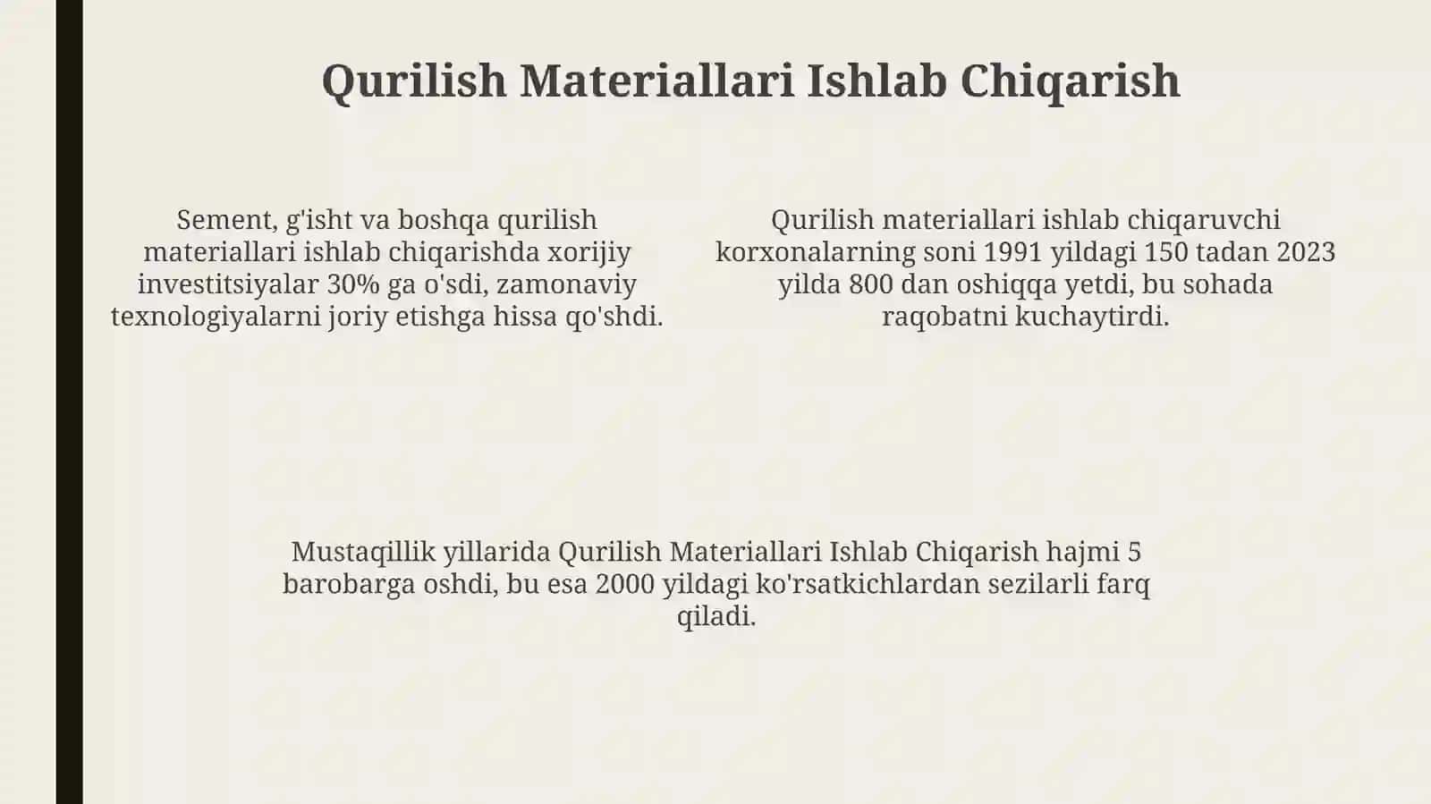 Mustaqillik Yillarida Qishloq Xўjaligida Yuz Bergan Oʻzgarishlar 4