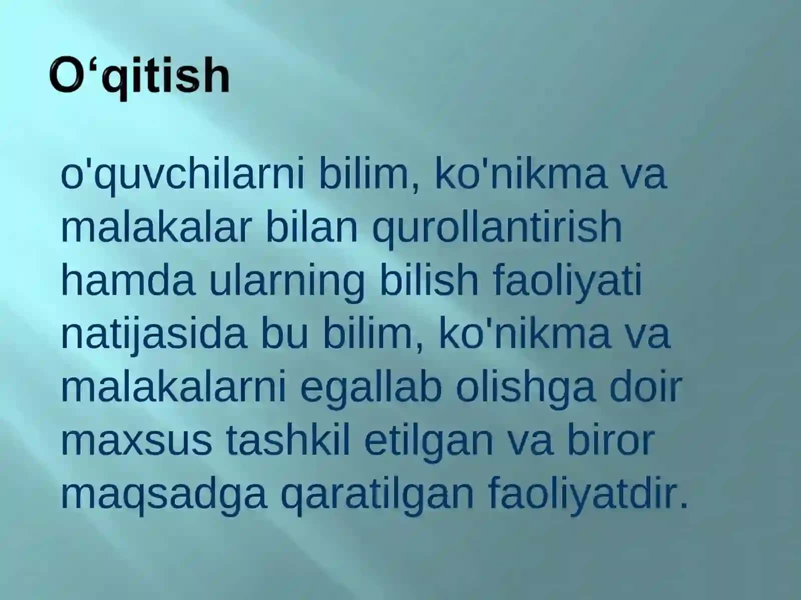 Bilimlarni to’liq o’zlashtirishga yo’naltirilgan ta’lim texnologiyasi 4