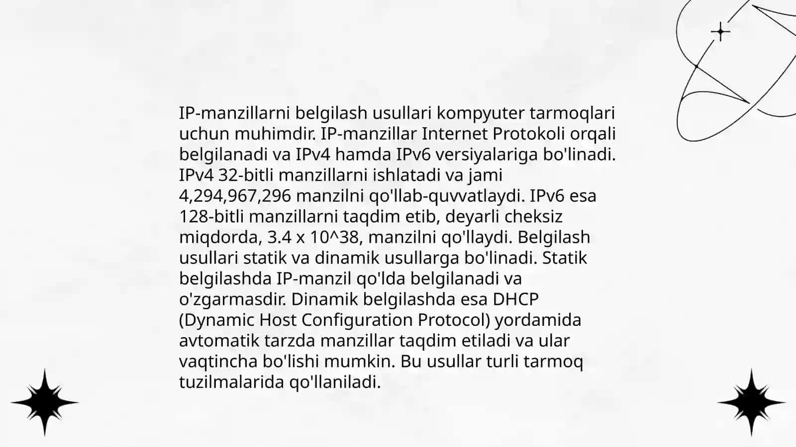 Ip assartimentlari 4