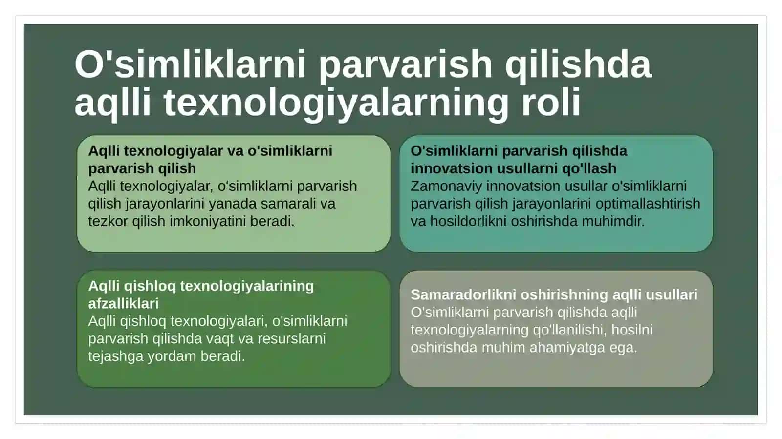O'zbekistonda aqlli qishloq xo'jaligi konseptsiyasi 4
