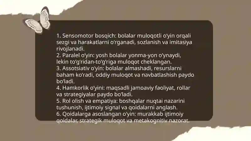 Kommunikativ oʻyin, ijtimoiy bilish kompensatsiyalari 4