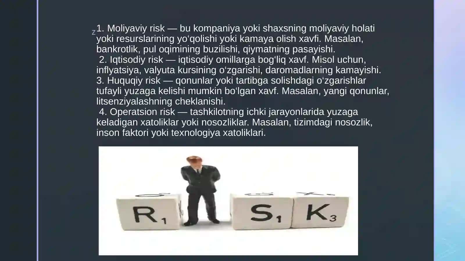 Risk turlari 4