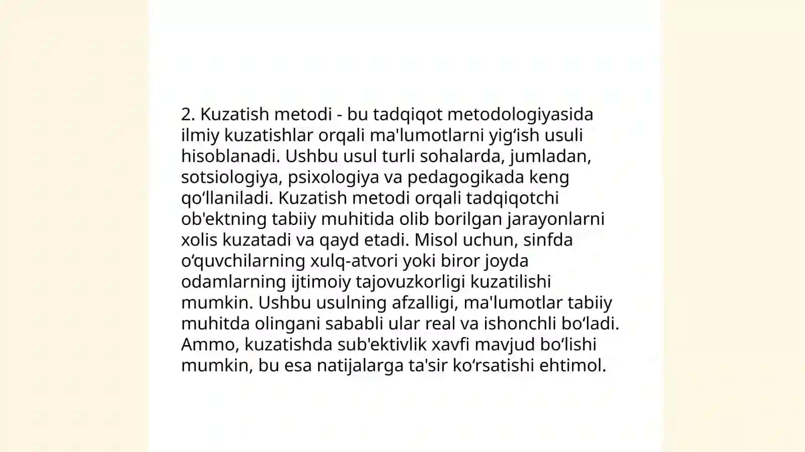 Hozirgi zamon pisxalogiyiasi tadqiqot metodlari 4