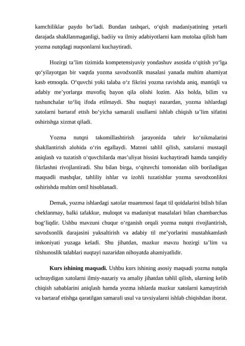 Yozma ishlar va ularning xatolari 4