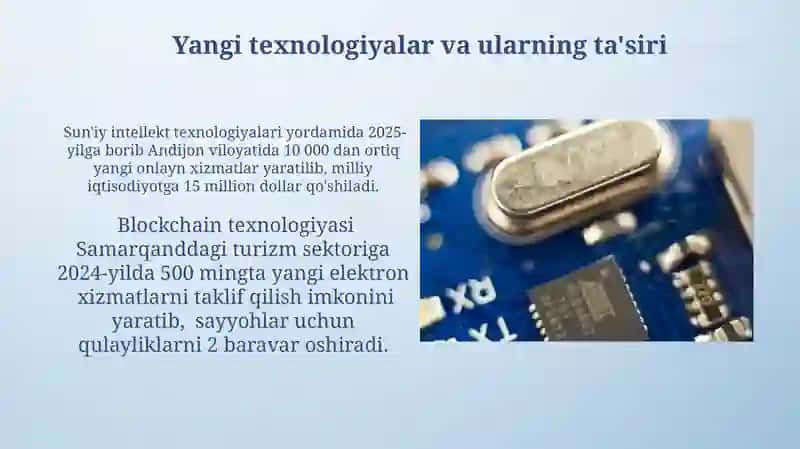 Elektron xizmatlar va mahsulotlarning yangi bozorlari 4