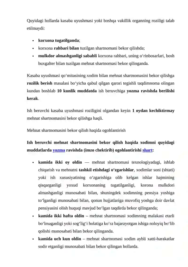 Mehmat shartnomasini bekor qilish 4