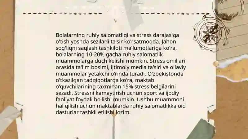 Bolalar salomatligining zamonaviy muammolari 4