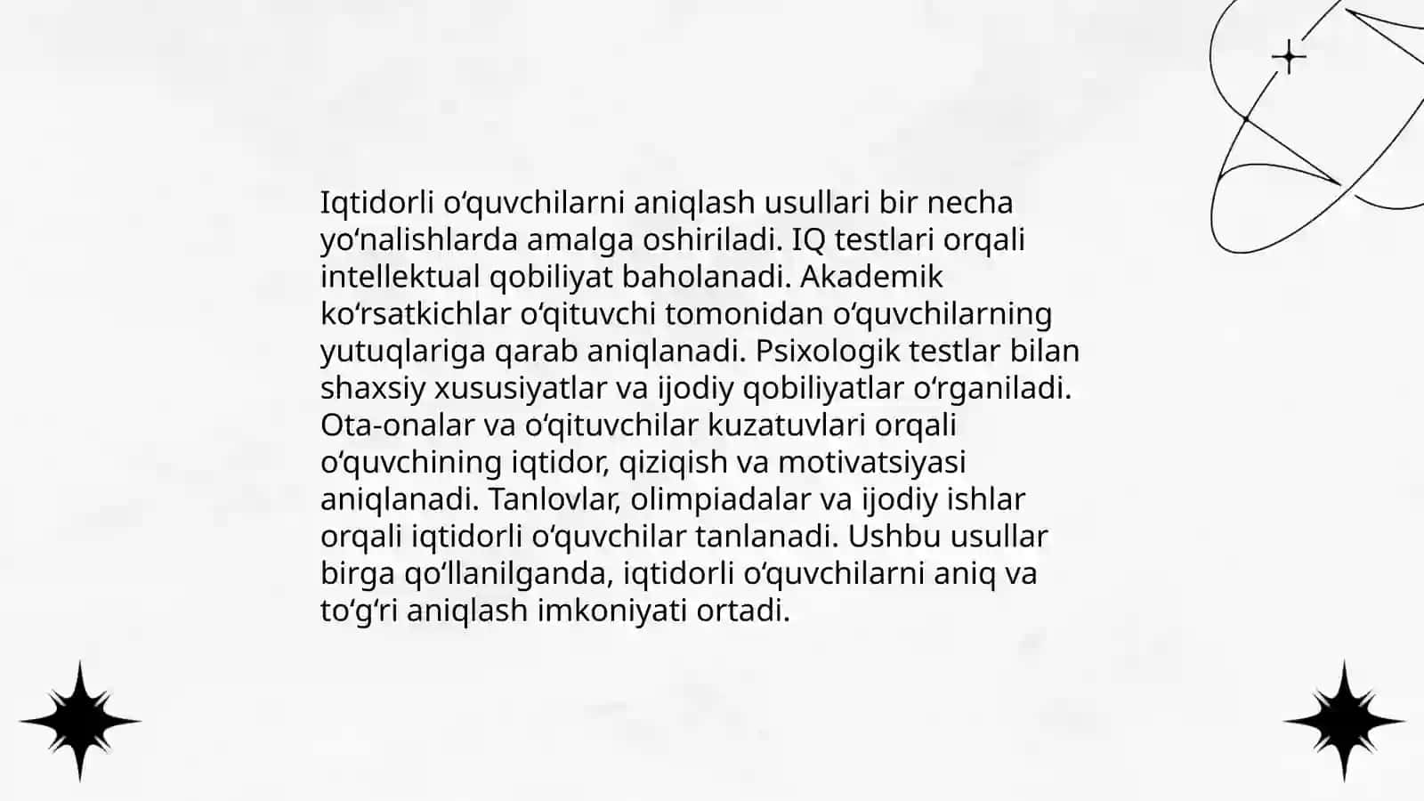 Iqtidorli yoshlar talimi differensial talimning asosiy yo'nalishi sifatida 4
