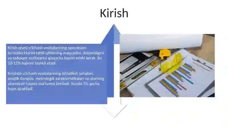 O'lchovvositalariningishchanlikkoʻrsatkichlarinitahlilqilish 4