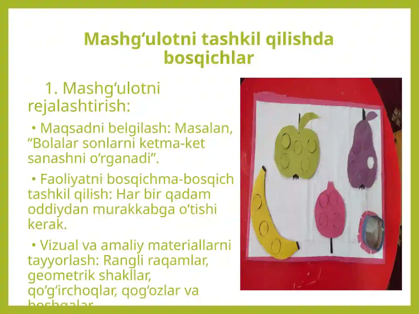 Arifmetik masala tuzishilishi bilan tanishtirish.katta gruhlar uchun 4