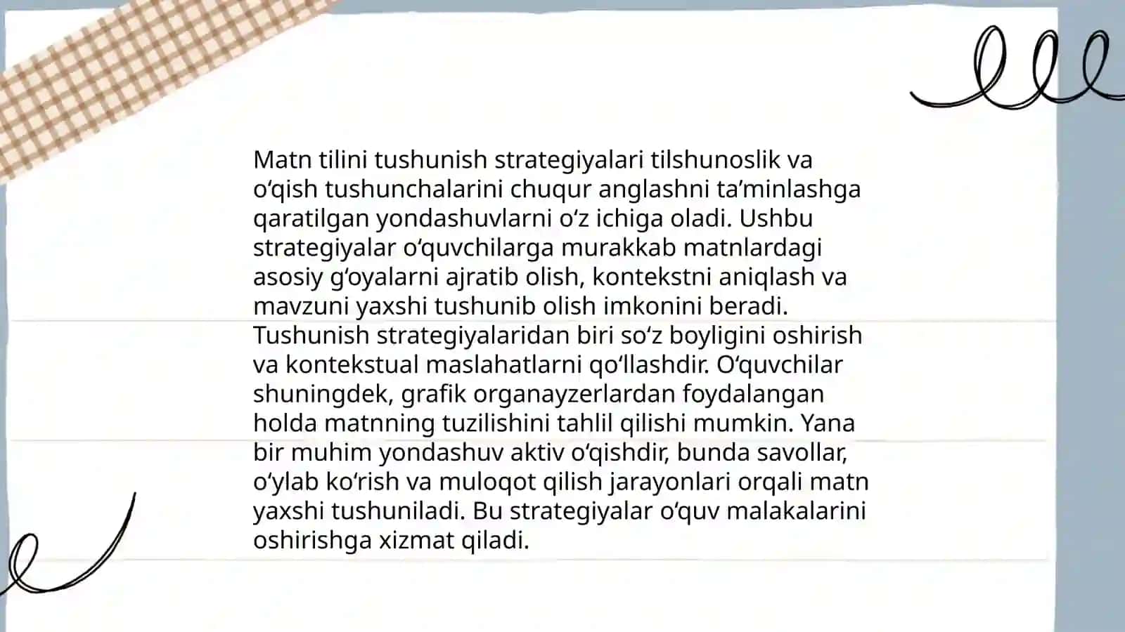 Oʻquvchilarda oʻqib tushunish koʻnikmalarini shakllantirish mazmuni 4