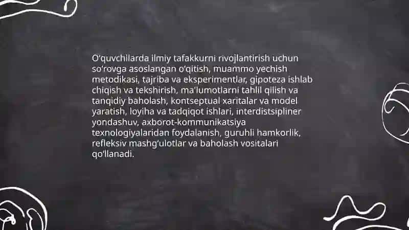 Oʻquvchilarning ilmiy dunyoqarashini shakllantirish 4