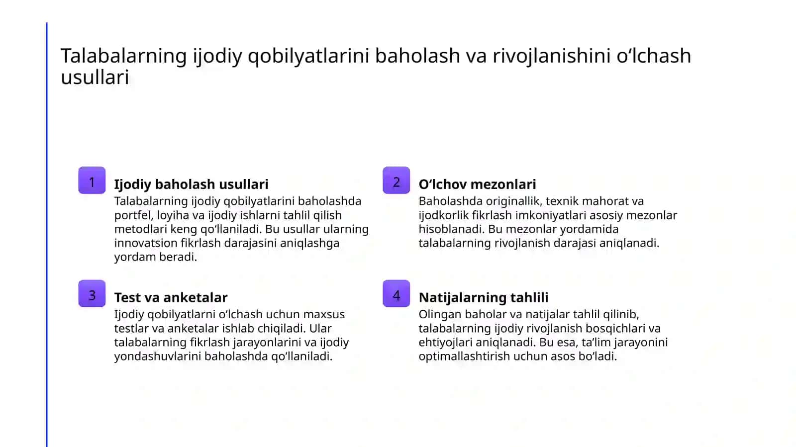 Musiqa darslarida ijodkorlikni rivojlantirish uchun innovatsion yondashuvlar 4