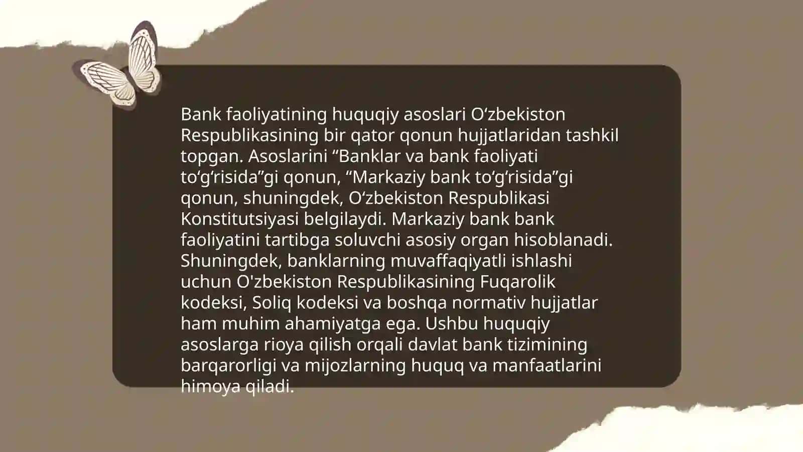 Moliya tizimi. Kredit va bank tizimi 4