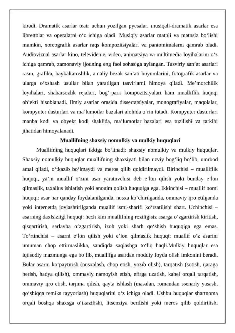 Mualliflik Huquqlarini Buzganlik Uchun Javobgarlik 4