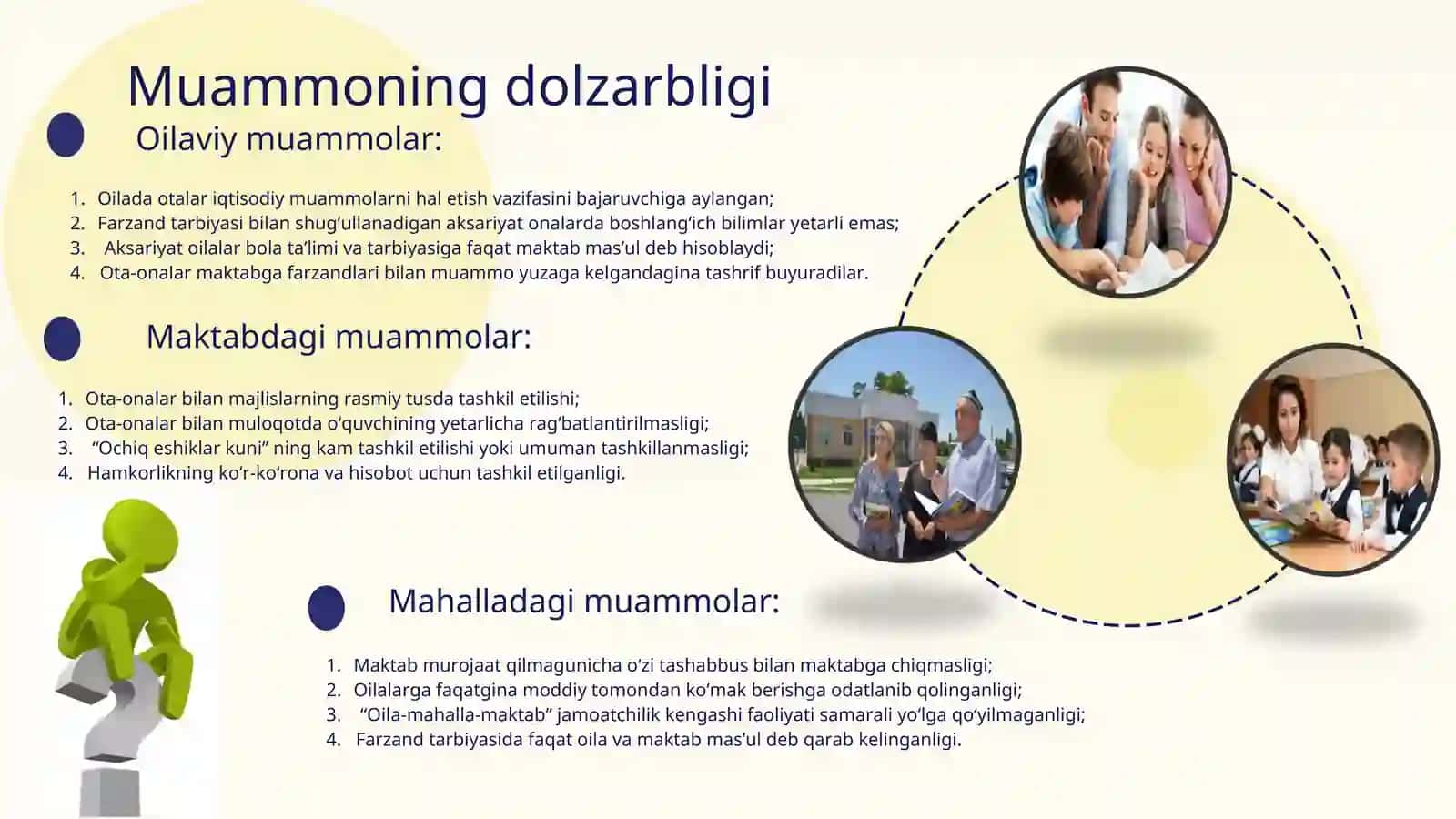 Oila farovonligi – jamiyat farovonligi asosidir, tarbiya jarayonida oila, mahalla va maktab hamkorligi 4