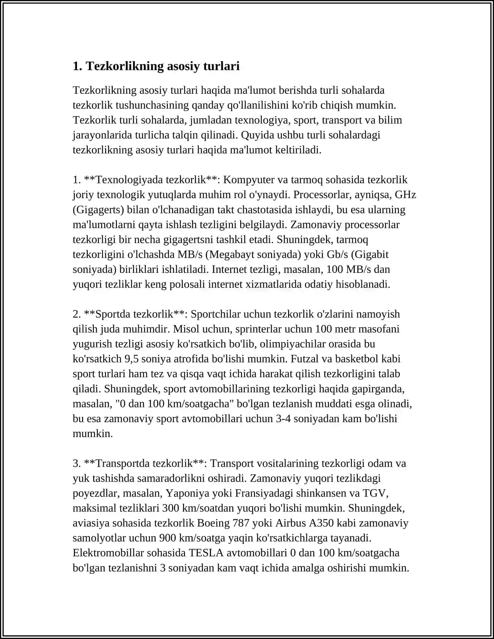 JISMONIY TARBIYADA TEZKORLIK SIFATI TURLARI VA RIVOJLANISH USLUBIYATI 4