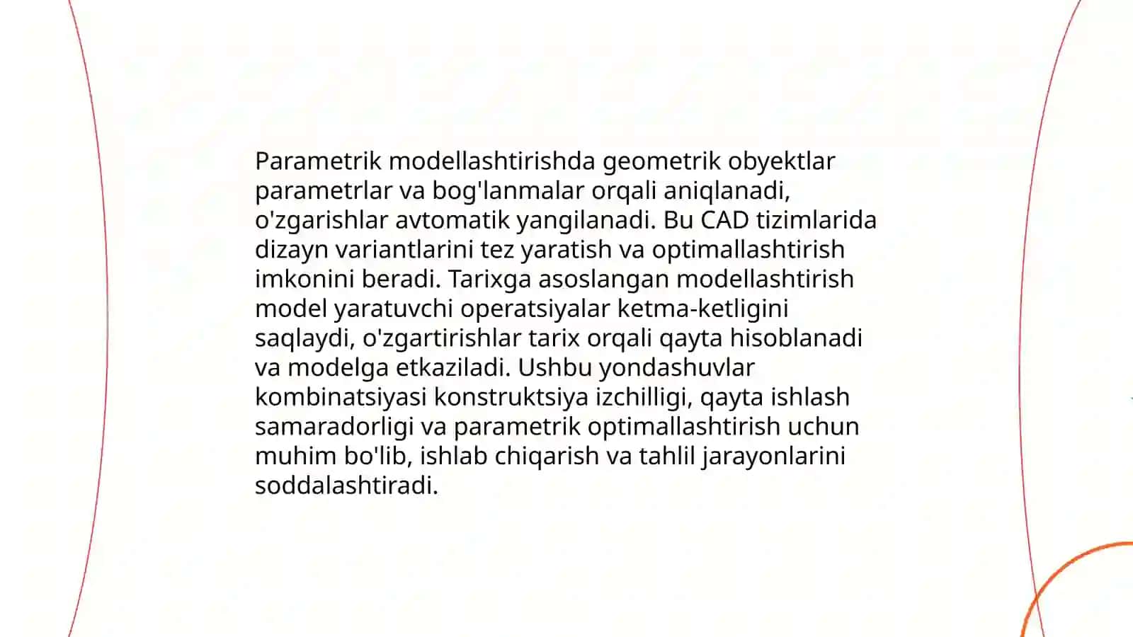 CAD tizimlari va ularning arxitekturasi 4