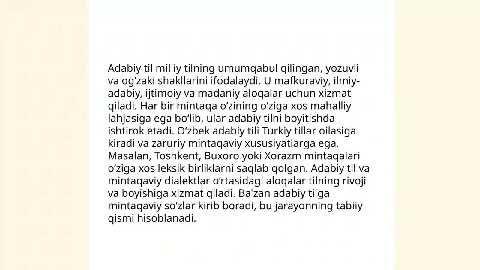 Adabiy til meyorlari. Yangi turkiy alifbo va imlo meyorlari 4