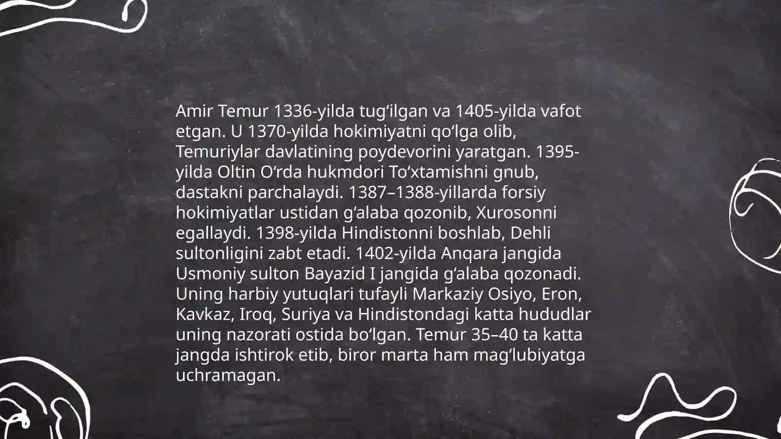 Amir Temur-buyuk davlat arbobi,sarkarda 4