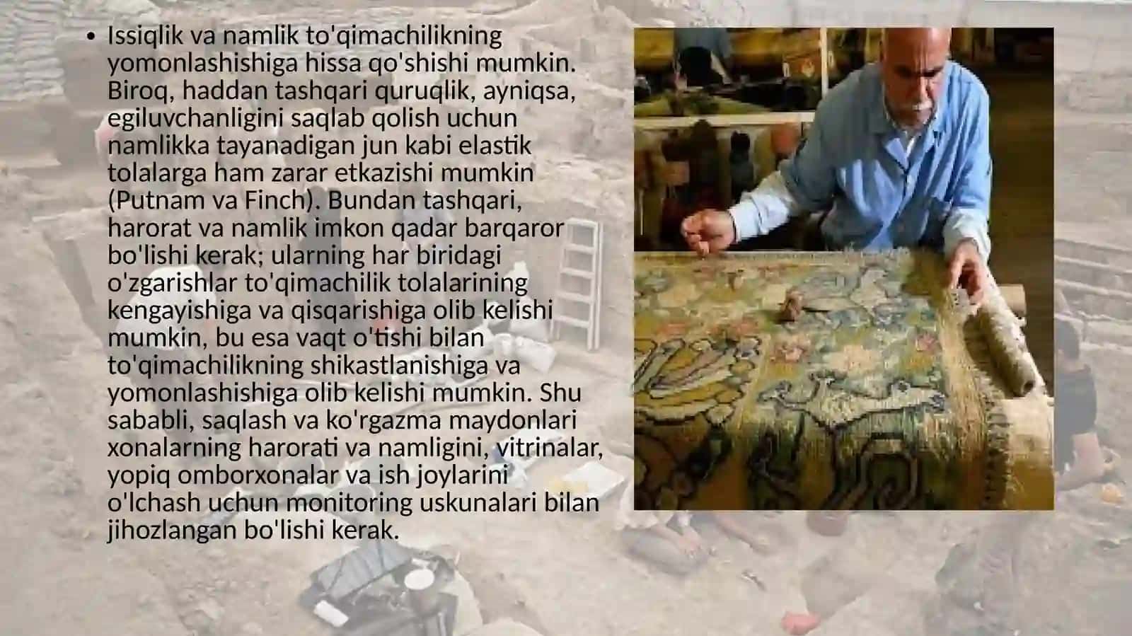 Matobuyumlar va ularning restavratsiyasi 4