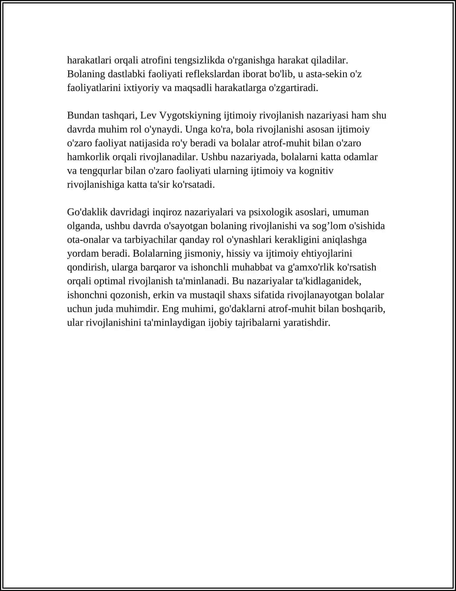 INQIROZ DAVR SIFATIDA GO'DAKLIK DAVRI 4