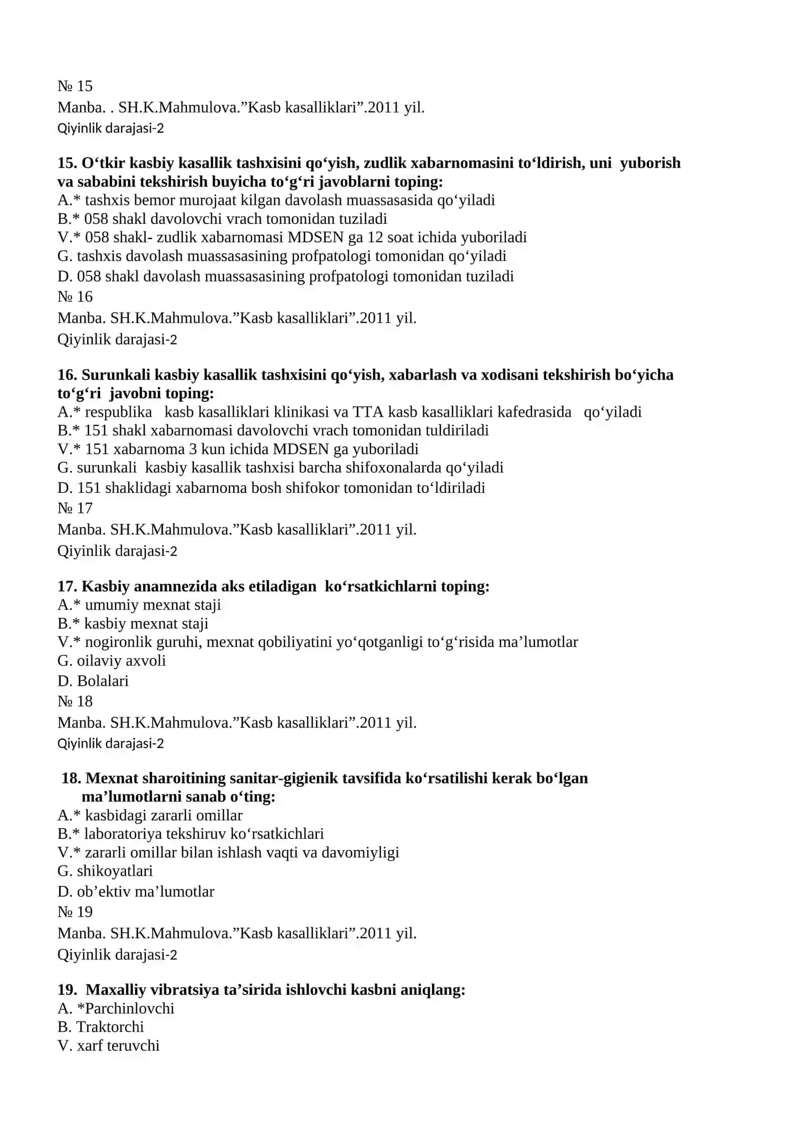 Kasb kasalliklari 4