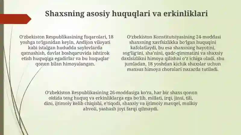 Oʻzbekiston Respublikasining Fuqaroligi 4