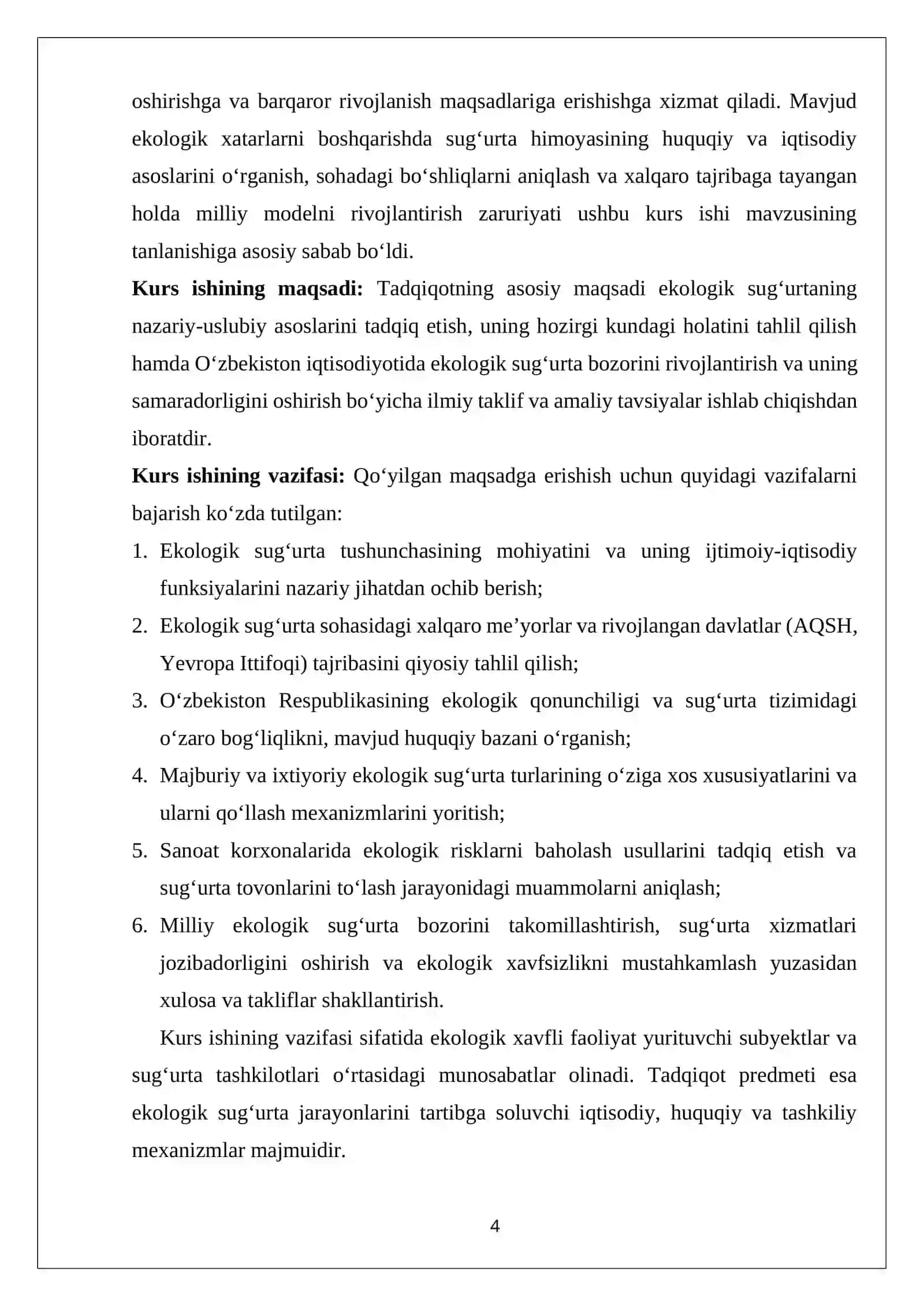 EKOLOGIK SUGʻURTA 4