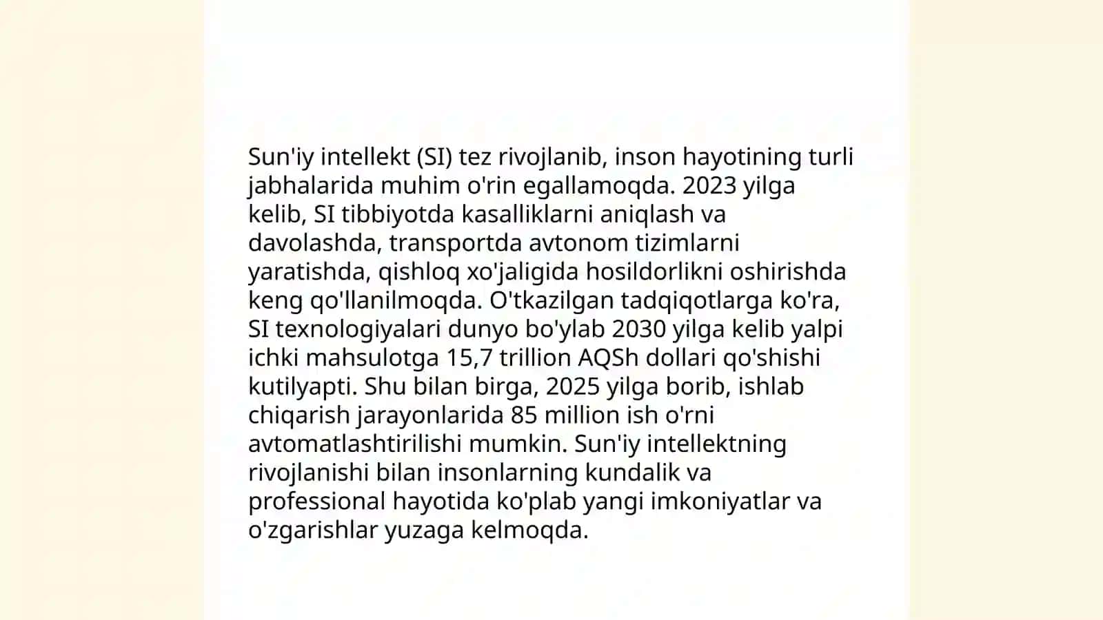 Suniy intellekt haqida prezentatsiya 4
