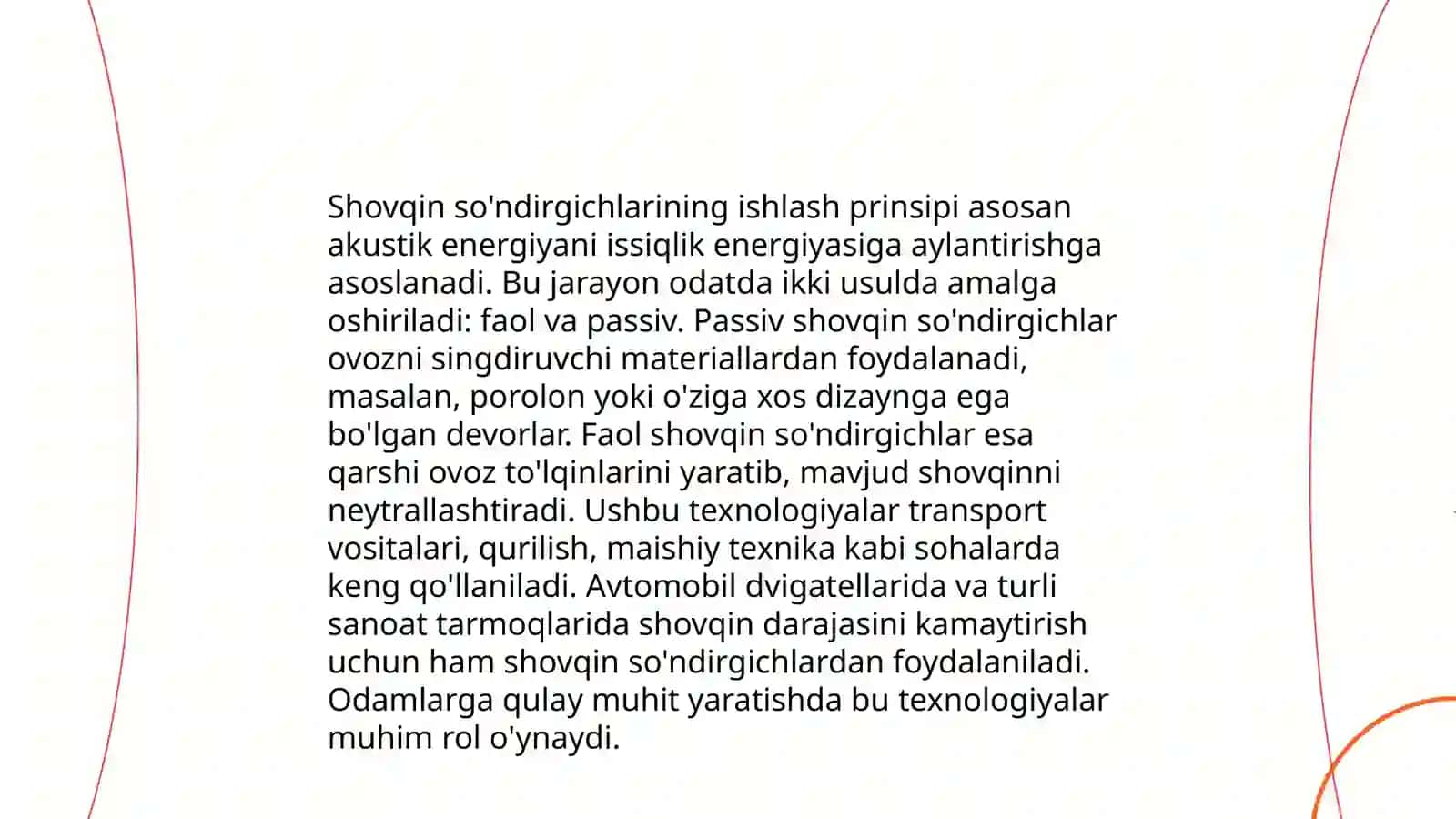 Shovqin so'ndirgich qurilmalar 4