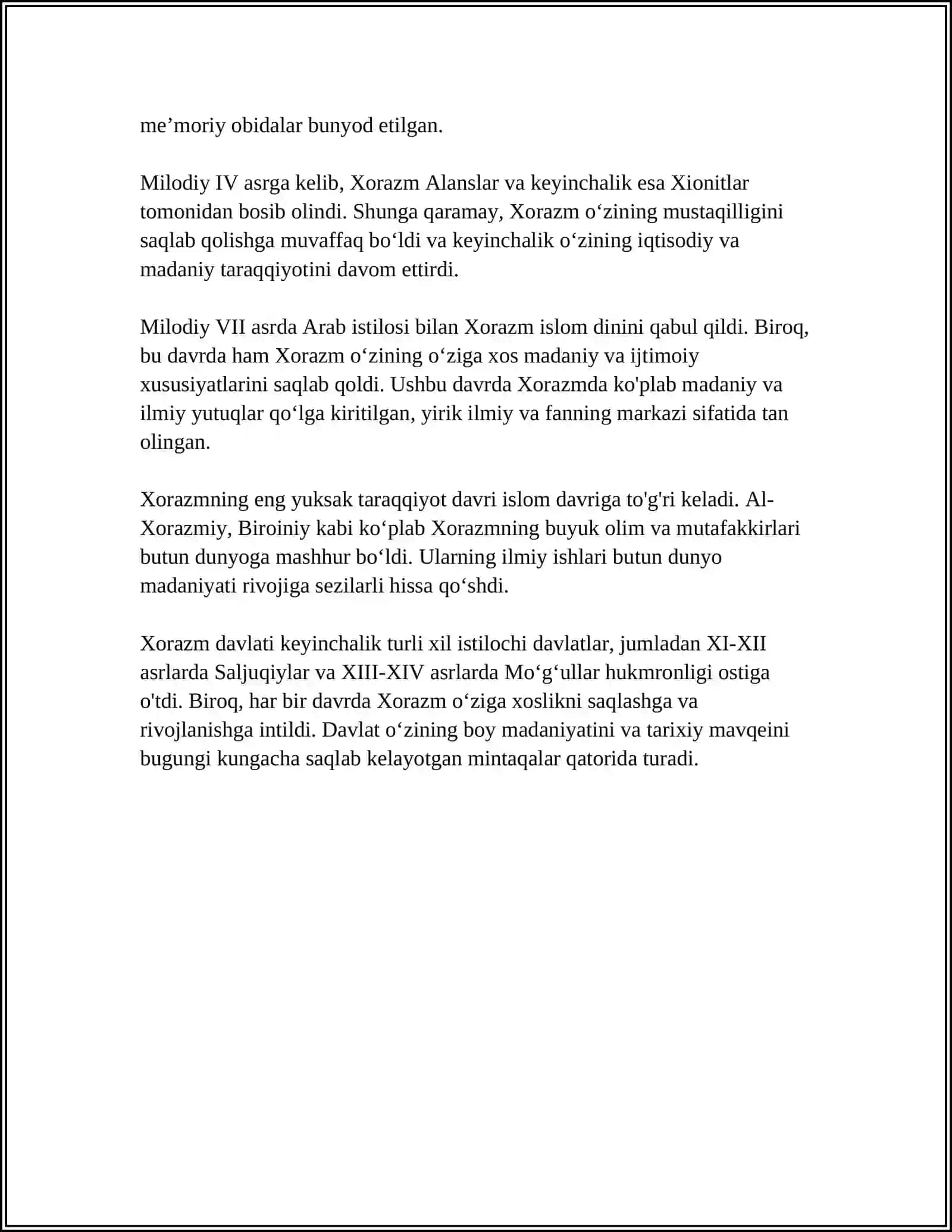 Qadimgi Xorazm Davlati 4