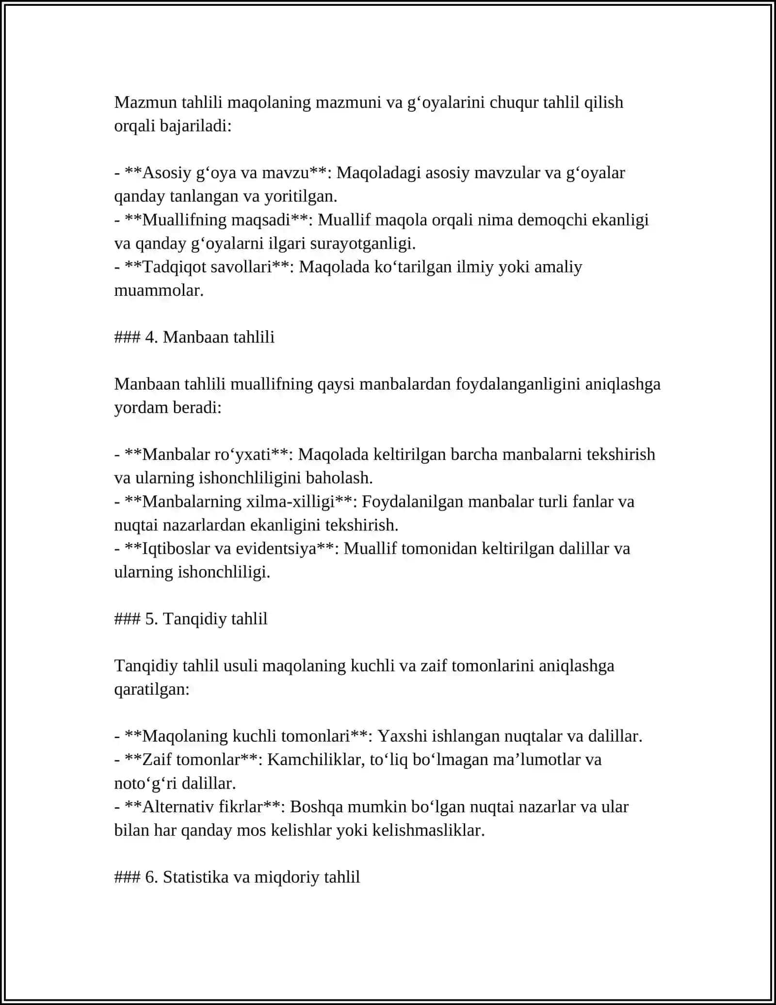 ARTICLE ANALYSIS 4
