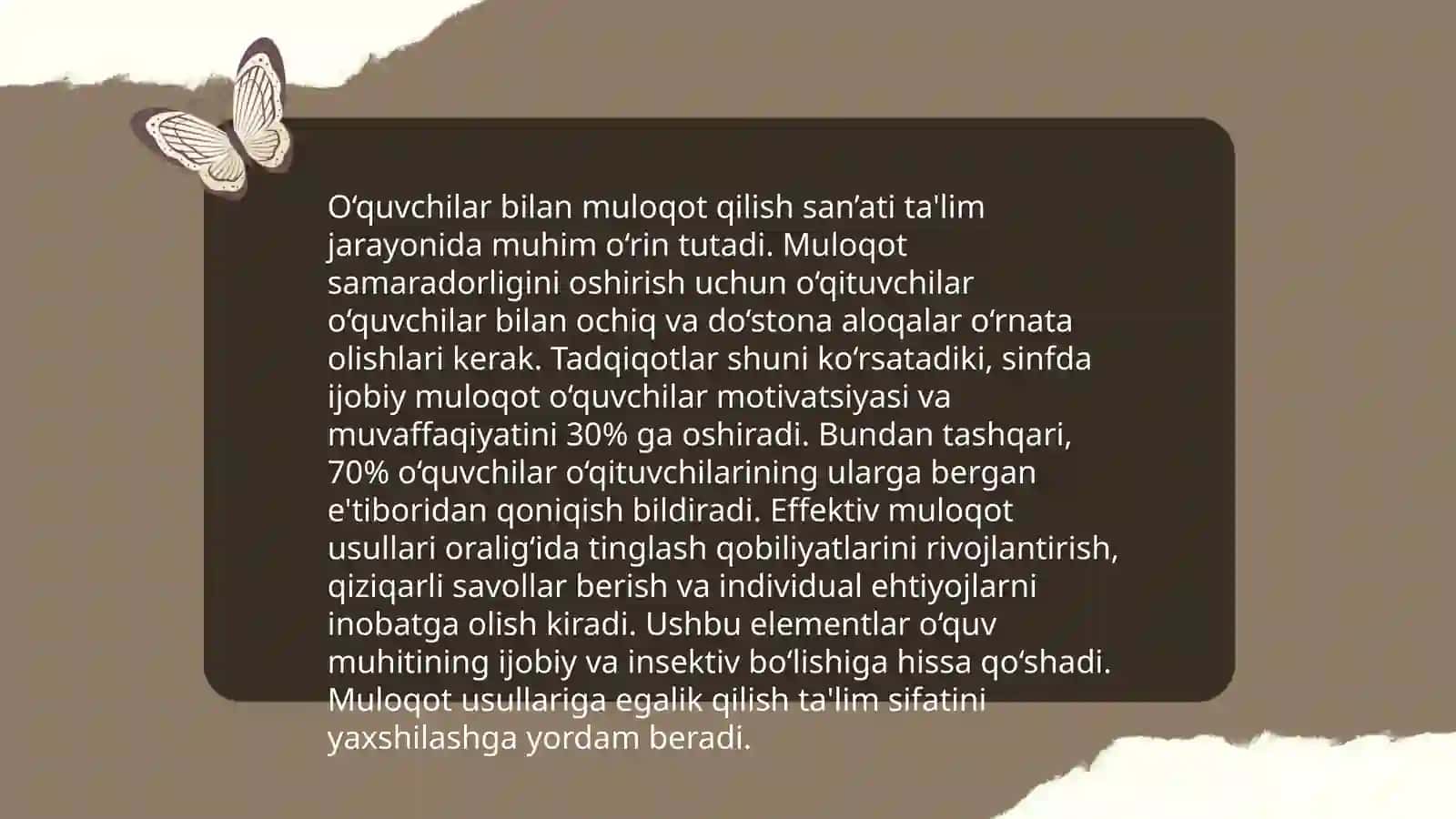 Sinf rahbarining tarbiyaviy ishi 4