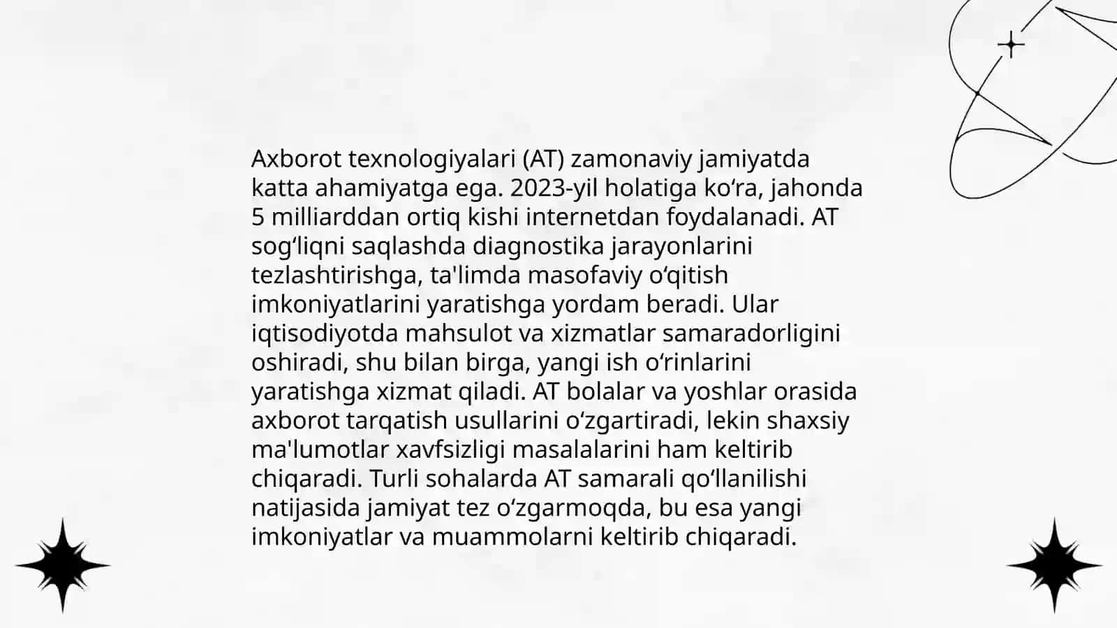 Axbarotlashgan jamiyat va uning istiqbollari 4