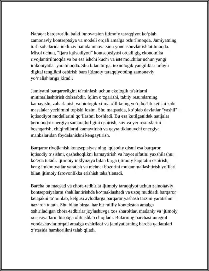 IJTIMOIY TARAQQIYOTNING ZAMONAVIY KONTSEPSIYALARI 4