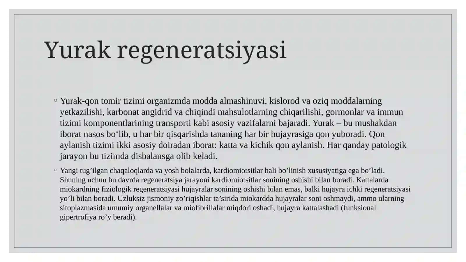 YURAK-QON TOMIR TIZIMIDA REGENERATOR VA KOMPENSATOR JARAYONLAR 4