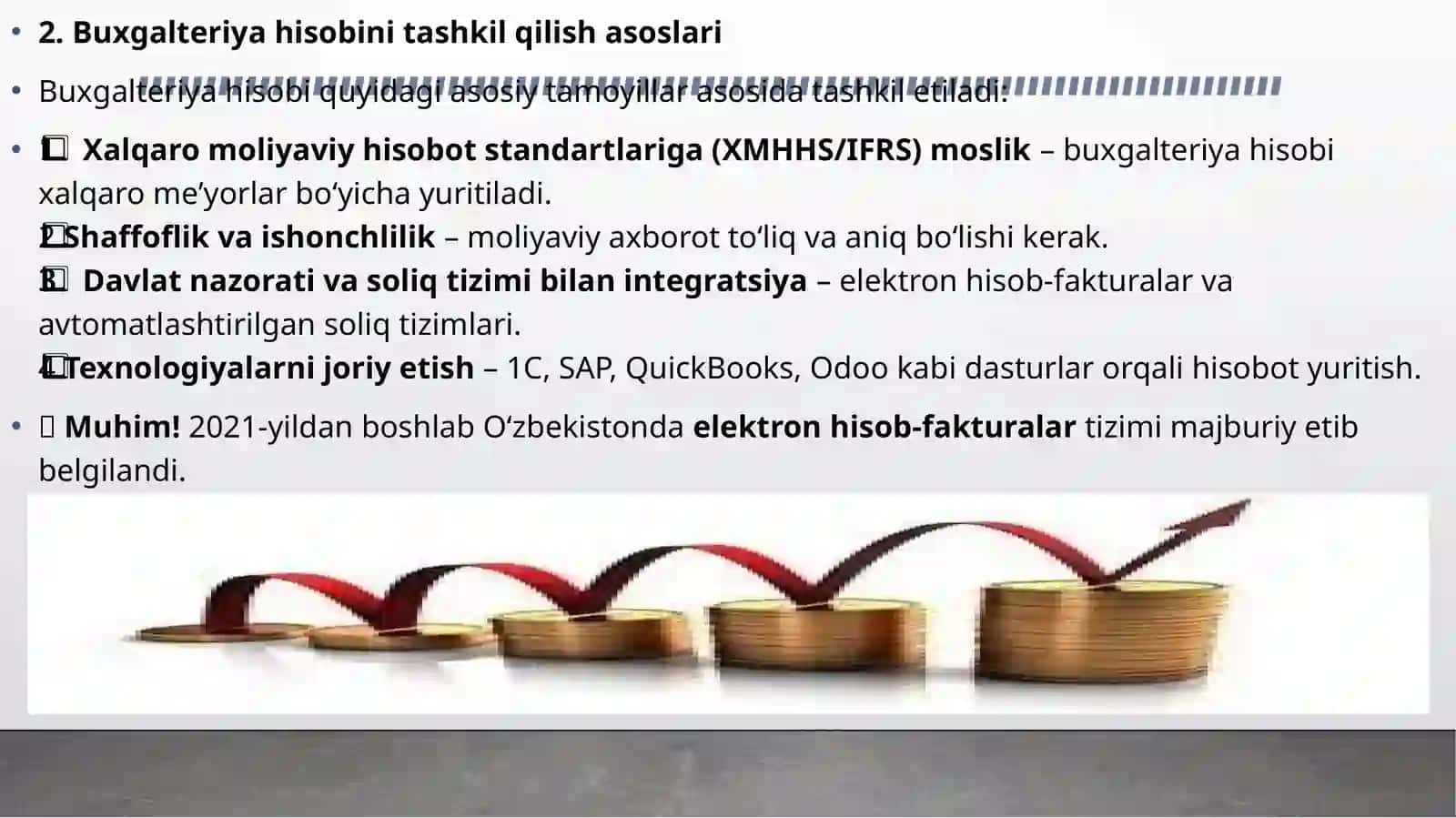 IQTISODIYOTNI RAQAM LASHTIRISH SHAROITIDA O’ZBEKISTON RESPUBLIKASIDA BUXGALTERIYA HISOBI KONTSEPTSIYASINING ZARURIYLIGI VA TASHKIL QILISH ASOSLARI 4