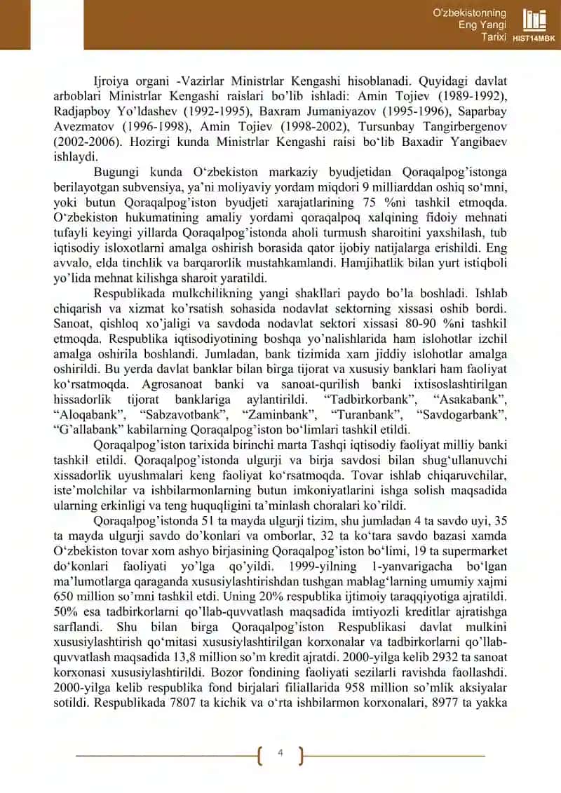 MUSTAQILLIK YILLARIDA QORAQALPOG‘ISTON RESPUBLIKASI 4