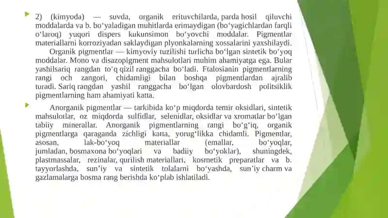 Pigmentlar 4