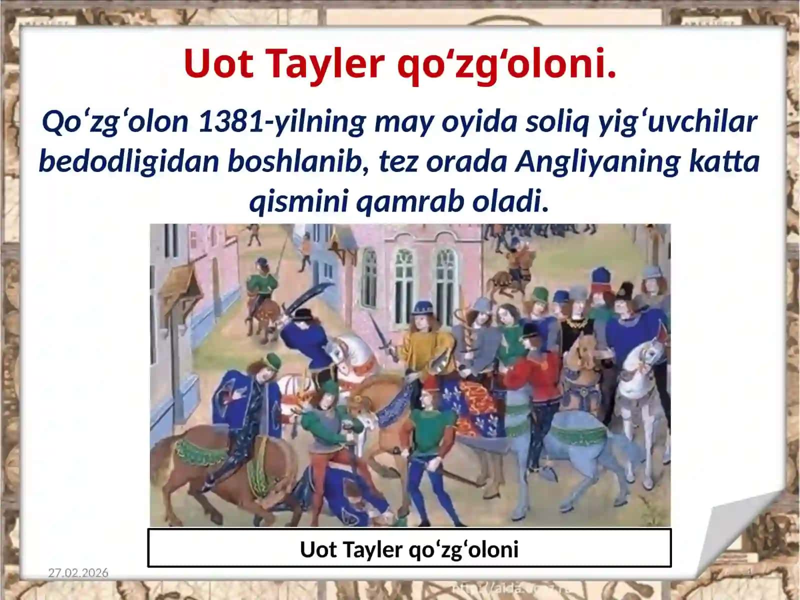 7-sinf Jahon tarixi fanidarsligi asosida 27-mavzu 4