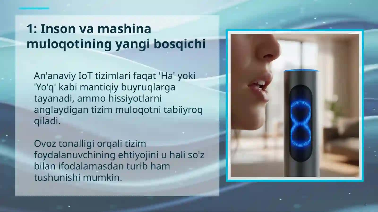 EMOTION-AWARE IOT: AUDIO SIGNAL ASOSIDA HIS-TUYG'ULARNI ANIQLASH 4