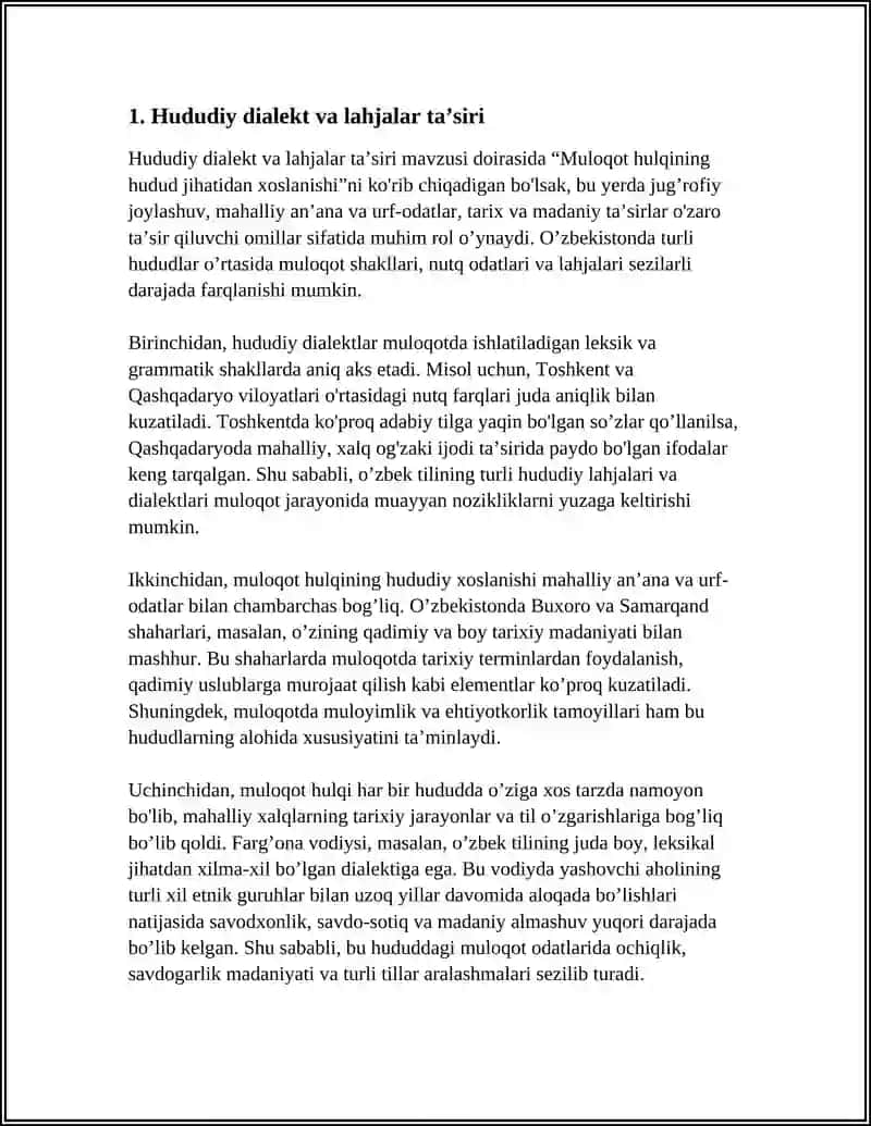 MULOQOT HULQINING HUDUD JIHATIDAN XOSLANISHI 4